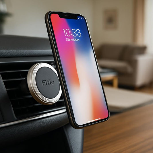 Magnetic Mobile Holder for Car, Black - Universal Phone Mount