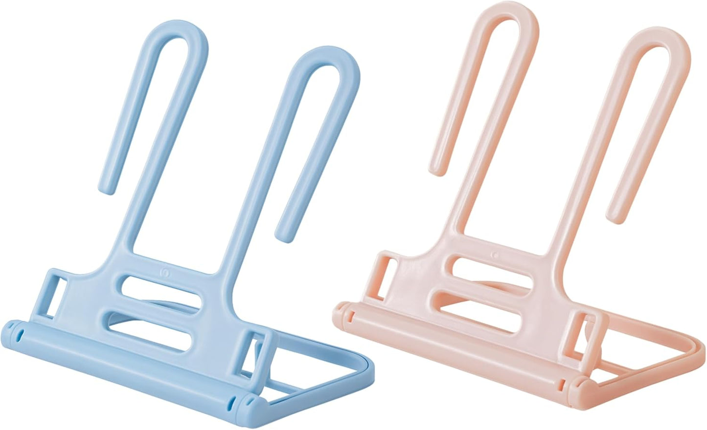 Folding Shoe Rack, Standing And Hanging Options, Space-Saving Design – Blue & Pink – 2-Pack