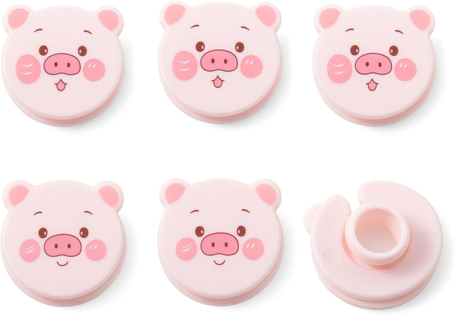144 Pieces Quilt Fixing Clips (Set of 6 – Soft Round Design – Pink)