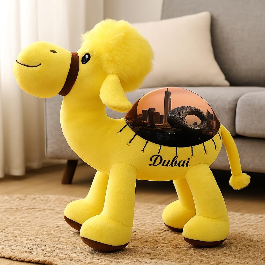 96 Pieces Yellow Camels (25 cm Figurine – Arabian Camel plush toy Decor)