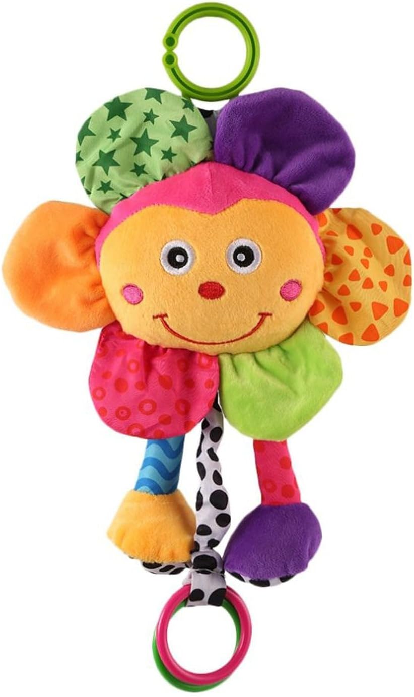 96 Pieces Baby Musical Hanging Plush Sunflower Toy - Soothing Melodies and Soft Plushes for Infants and Toddlers