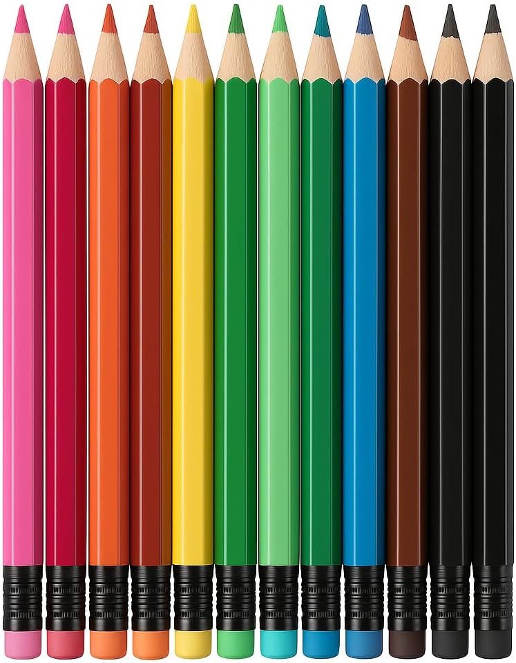 120 Pieces 12 Pieces (2.6mm Color Pencils 19cm 12 Colors Art Supplies Drawing)