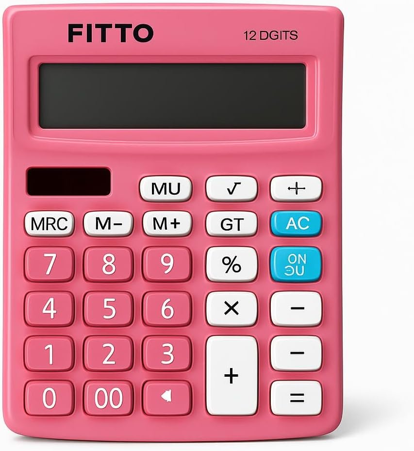 96 Pieces Calculator 1 Piece ins (10x13.5cm – Compact and Lightweight)