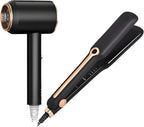 60 Pieces Hair Dryer Instant Dryer + Hair Straighteners (1200W – 2-in-1 Professional Blow Dryer & Hair Straightening Comb for Frizz-Free – Silky – and Smooth Hair – Fast Drying & Styling – Salon Quality)