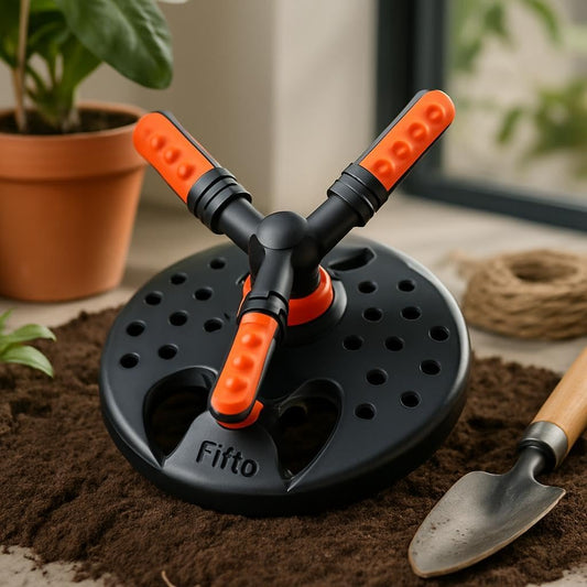 Revolving Garden Sprinkler with Adjustable Arms for Even Water Distribution