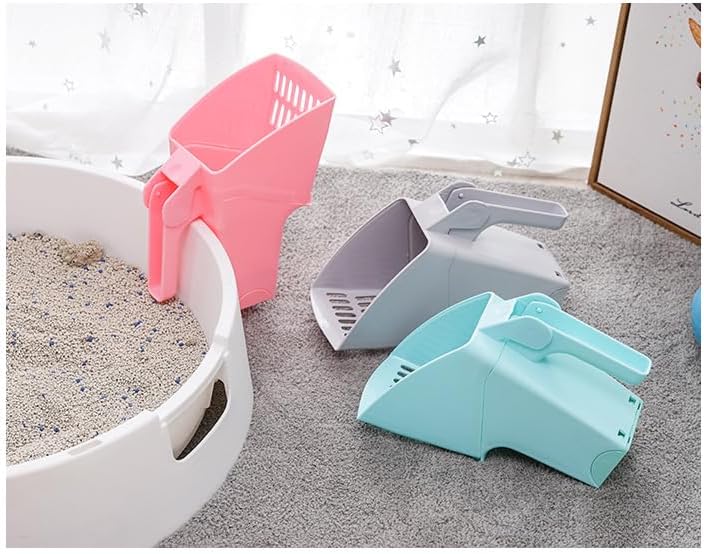 96 Pieces Pet Litter Scoops (Assorted Colors)