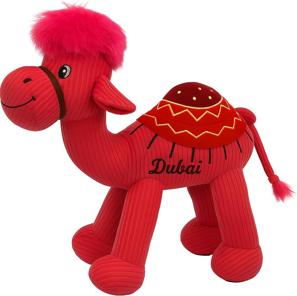 Pink Camel Figurine 25 cm Home Decor plush toy - Unique Collectible Accent