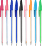 120 Pieces 10 Piece Ball Point Pens (1.0mm – 15cm – Assorted Colors – Office & School Stationery)
