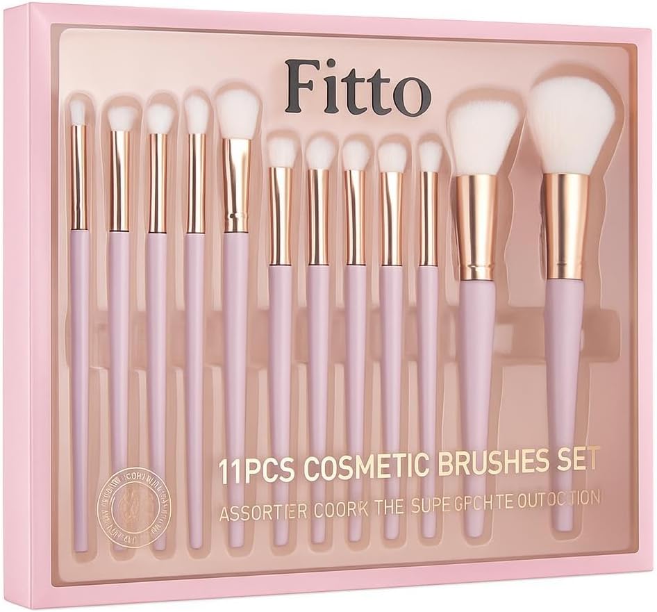 120 Pieces 11pcs Cosmetic Brushes Set - Assorted Colors Makeup Brush Collections