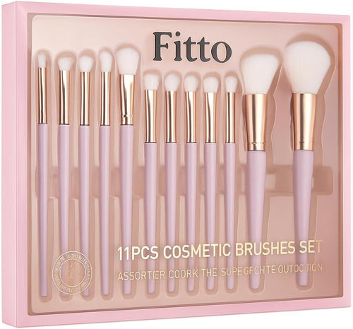 120 Pieces 11pcs Cosmetic Brushes Set - Assorted Colors Makeup Brush Collections