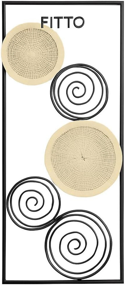 Sleek Linear Metal Wall Accent 30x4x80cm - Modern Decorative Wall Art for Home & Office