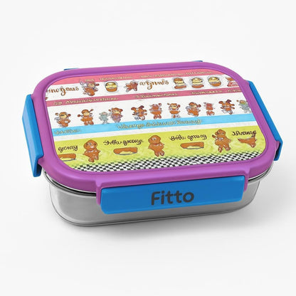 Insulated Stainless Steel Lunch Box for Kids with Cartoon Design