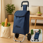 72 Pieces Shopping Trolleys with Wheels (16mm Carbon Steel – 33L Capacity – 53*31*20CM)