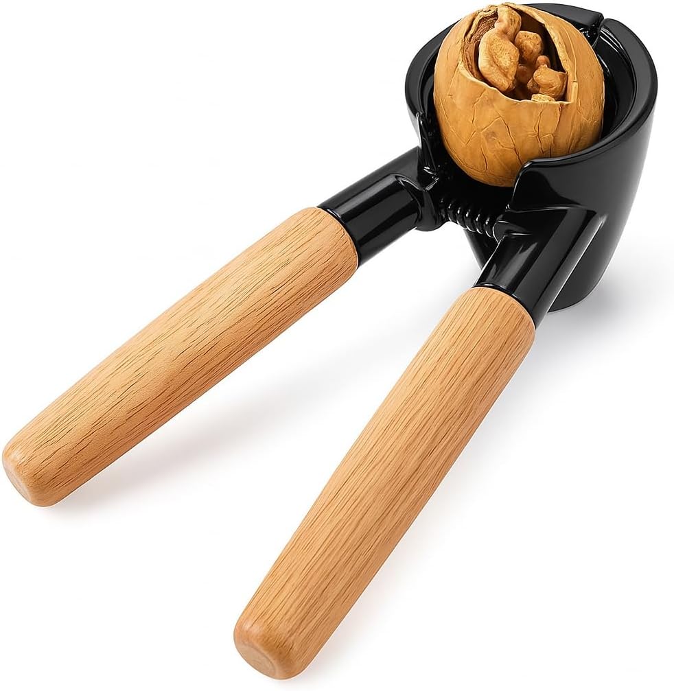 96 Pieces Premium Nutcrackers with Wooden Handle - Durable & Ergonomic Kitchen Tool for Cracking Nuts (Shells – and More - Ideal for Home Cooks & Entertaining)