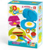 120 Pieces Non Dry Bulk Modeling Breakfast 5D Educational Toys for Kids