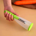 96 Pieces Functional Peelers with Container (Vegetable and Fruit Peeler – Home and Kitchen Use – Green)