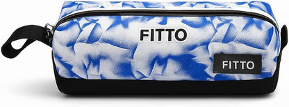 Blue Pencil Pouch, 20.5x6.5x5cm, Trendy Stationery Bag