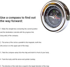 120 Pieces 60mm Stainless Steel Compass Drawing Tools