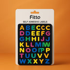 144 Pieces 5 Sheets Self-Adhesive Alphabet Labels (15x11cm)