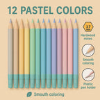 120 Pieces 12 Pieces Color Pencils (2.6mm – 17.5cm – 12 Colors – Ideal for Drawing & Sketching)