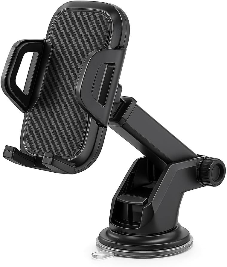 Car Mobile Holder, 270 Degree Rotation, Adjustable, Suction Cup, Universal, For Dashboard Windshield
