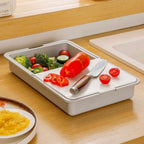 96 Pieces Scraper Storage Boxes with Grater (White & Grey)