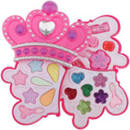 96 Pieces Cute Princess Girls Pretend Makeup Set - Simulation Children Gift Toy - Realistic Beauty Kits with Accessories for Dress-up (Play – and Learning - Perfect for 3+ Years Old Kids)