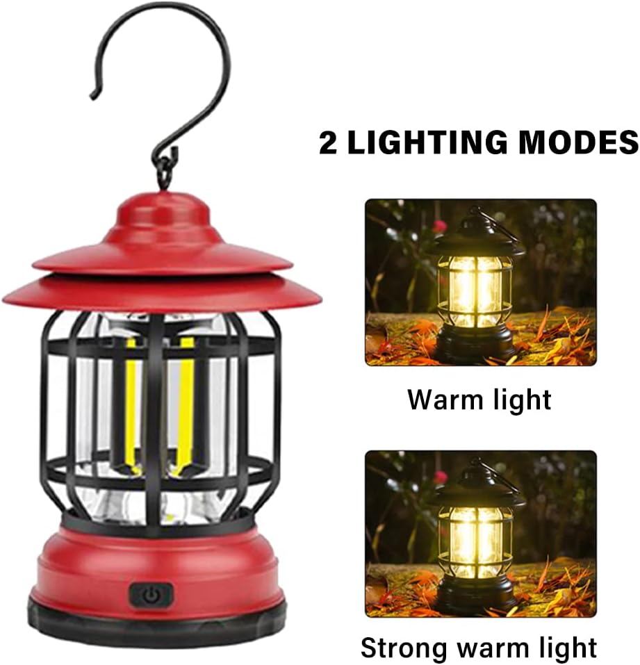 96 Pieces Camping Lanterns (Outdoors – 2 Lighting Modes – High Brightness – Portable – For Camping Hiking Fishing)