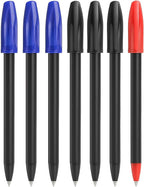 120 Pieces 6 pieces (1.0mm Smooth Ball Point Pens 14cm Assorted Colors)