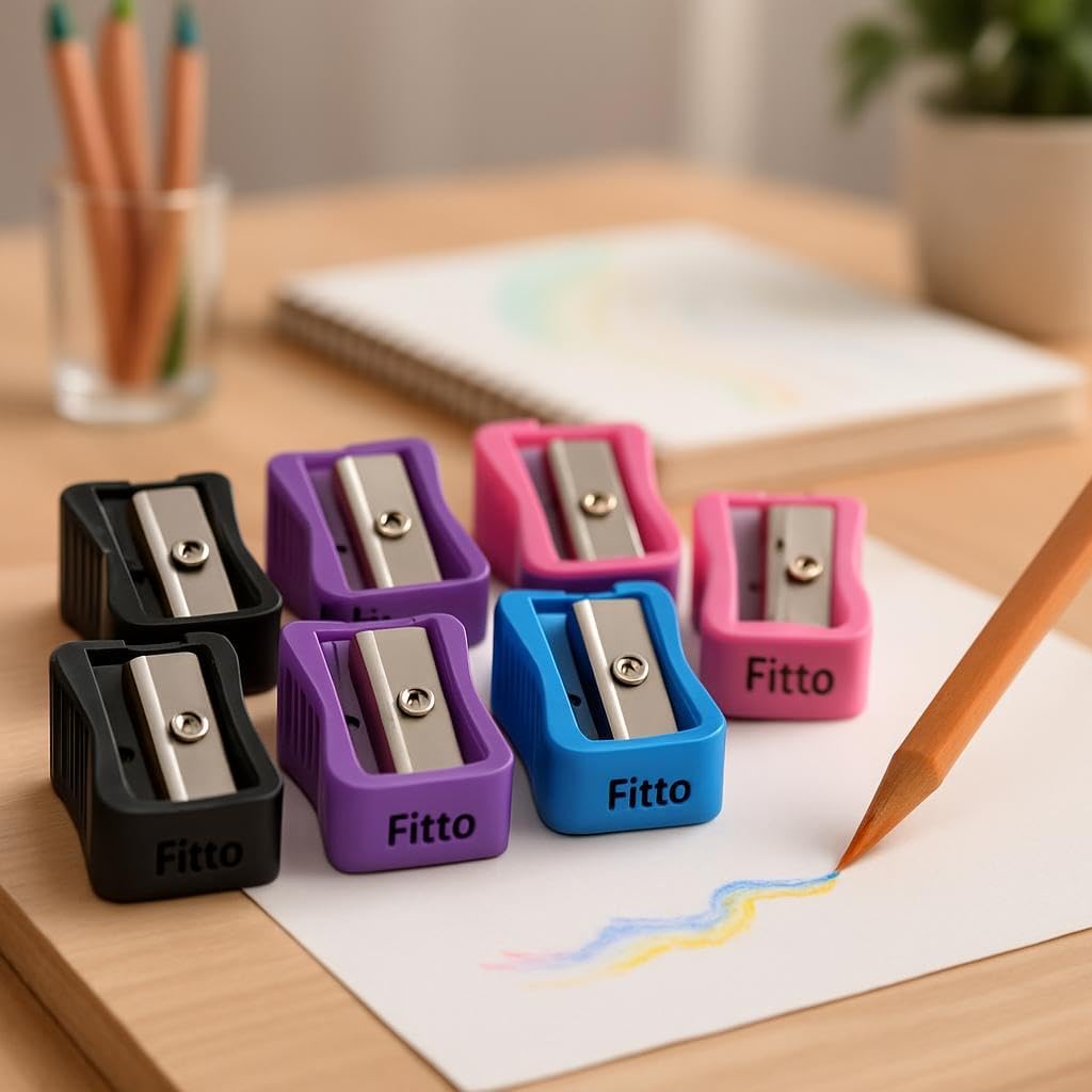 120 Pieces 10-Pack Pencil Sharpener -s (Durable Dual-Hole Sharpeners for Standard & Jumbo Pencils - Ideal for School – Office – Art – & Craft Supplies - Smooth – Precise Sharpening for Colored)