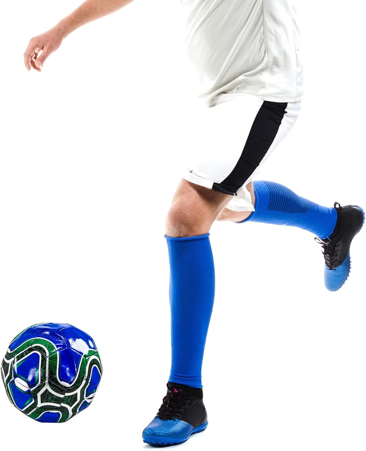 96 Pieces Football No.5 PVC Assorted Colors Durable Soccer Ball Outdoor Play Size 5s for Kids Teens Adults Training Matches Recreational