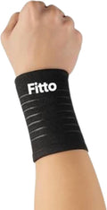 120 Pieces Adjustable Black Wrist Supports for Fitness - Comfortable and Durable Wrist Brace for Weightlifting (Gym – and Sports)