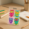 144 Pieces Owl Series Craft Stickers (17.7x11.2cm - DIY Art Decorative Set)