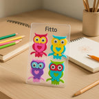 144 Pieces Owl Series Craft Stickers (17.7x11.2cm - DIY Art Decorative Set)