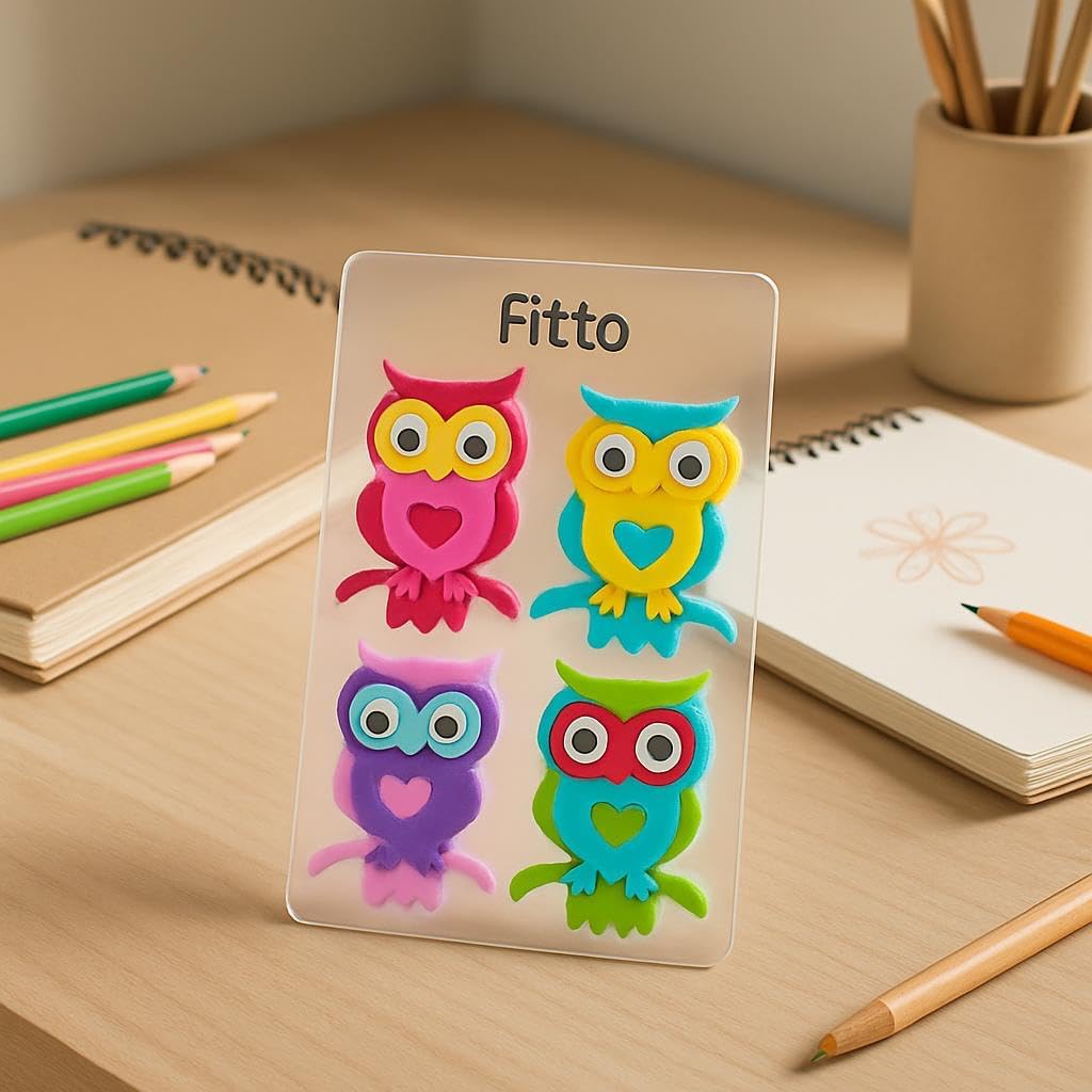 144 Pieces Owl Series Craft Stickers (17.7x11.2cm - DIY Art Decorative Set)