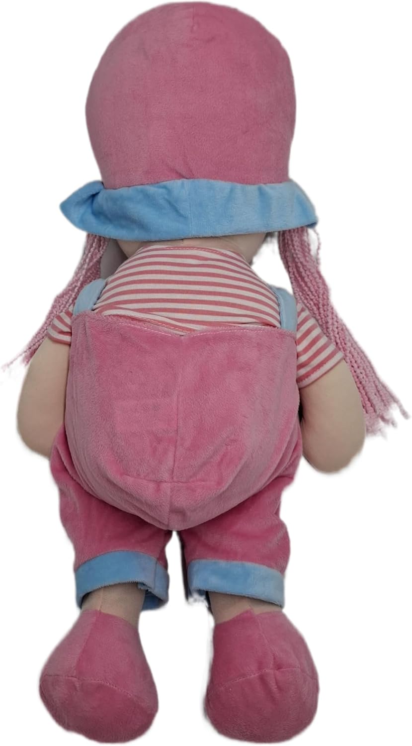 Light Pink Doll with Pink Hair for Kids