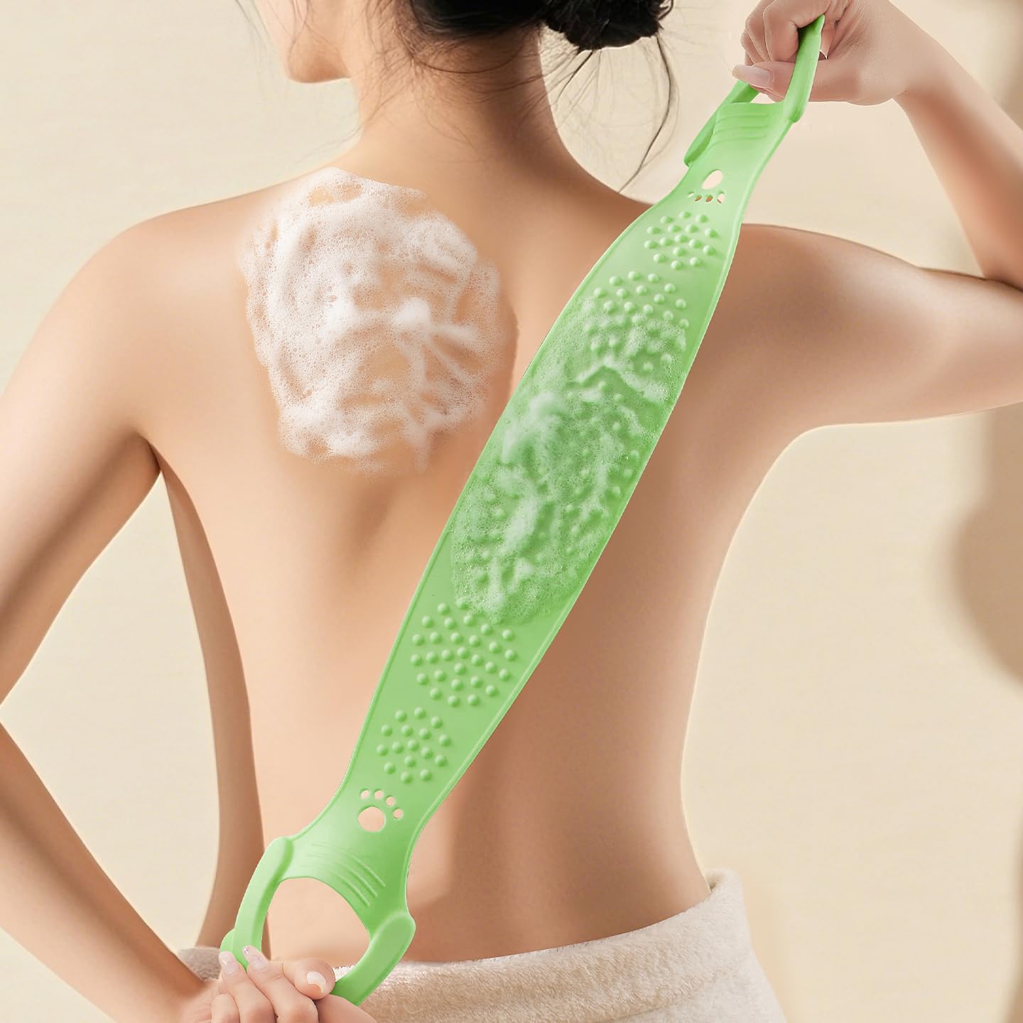 Silicone Body Scrubber – Blue