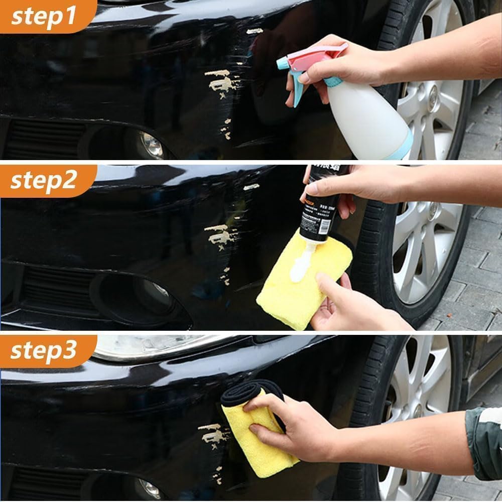 96 Pieces Car Scratch Repair Waxes (Premium Polishing Wax Kit with Sponge & Wipe – 120ML Scratch Remover for Vehicles – Long-Lasting Shine & Protection)