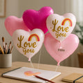 120 Pieces I Love You Foil Balloons (18 Inch Pack of 5 – Party Decoration)