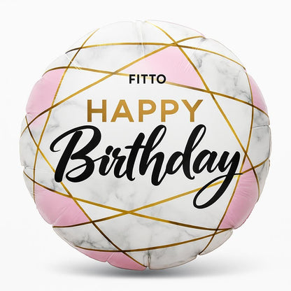 Foil Balloon 18 inch Happy Birthday Decor for Birthday Party, Indoor Outdoor Party Supplies, Kids & Adult Celebrations