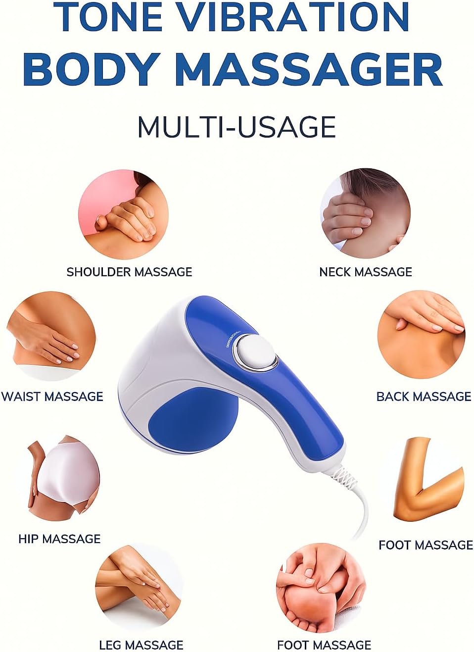 72 Pieces & Tone Vibration Body Massagers (Multi-Usage)
