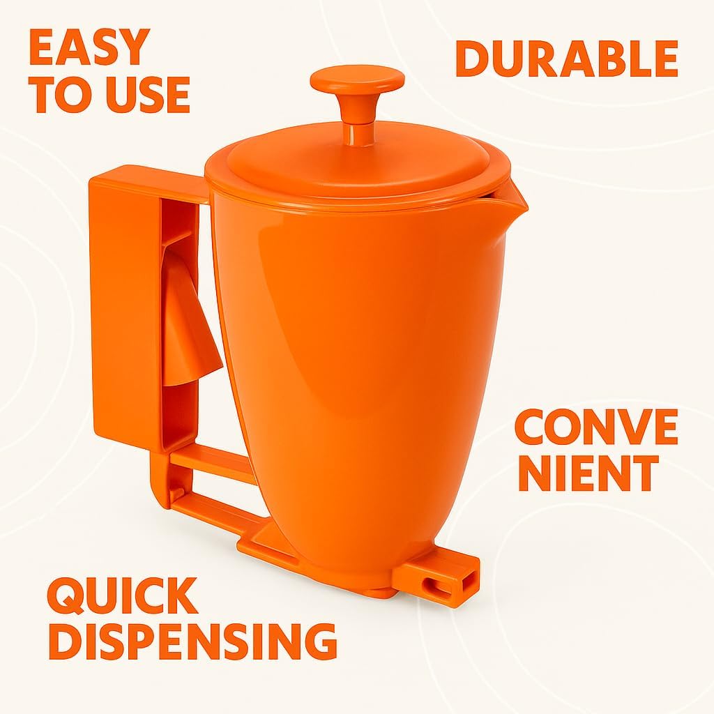120 Pieces Kitchen Appliances (Loqumat Al Kadey & Luqaimat Device Orange)