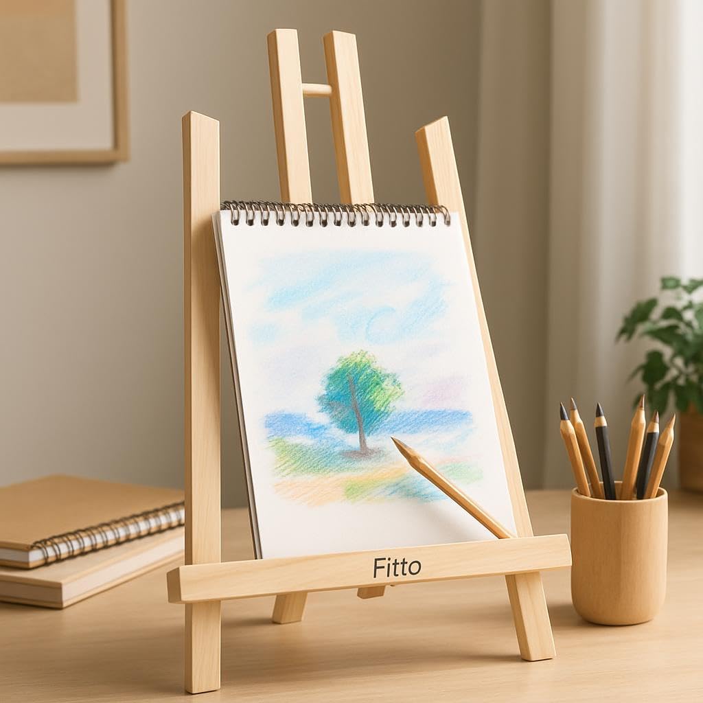 96 Pieces 50cm Tabletop Display Wooden Stand - Artist Easels for Home Studio