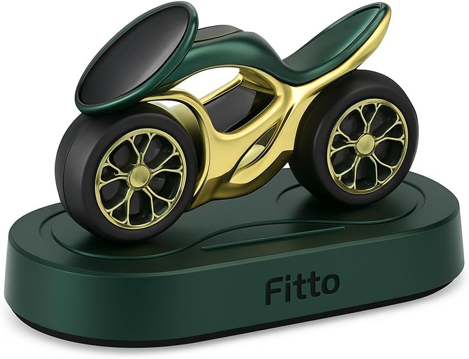 Solar-Powered Car Air Freshener - Aromatherapy Diffuser for Vehicle