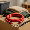 144 Pieces Red Checkered Stretch Cords with Hooks - 1 to 1.5 Meters for Cargo Securing