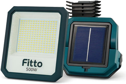 500W Solar LED Light - Bright Outdoor Lighting for Gardens, Patios, and Pathways