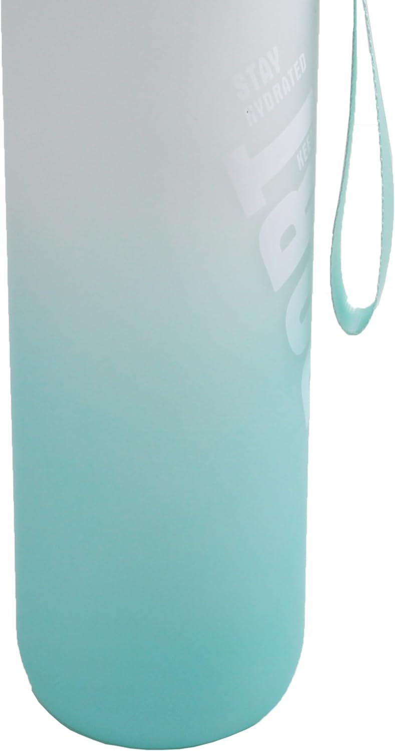 96 Pieces Plastic Sport Bottles Assorted Colors (1000ml Water Bottle)