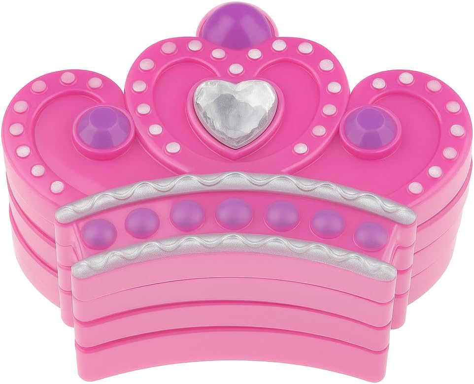 96 Pieces Cute Princess Girls Pretend Makeup Set - Simulation Children Gift Toy - Realistic Beauty Kits with Accessories for Dress-up (Play – and Learning - Perfect for 3+ Years Old Kids)