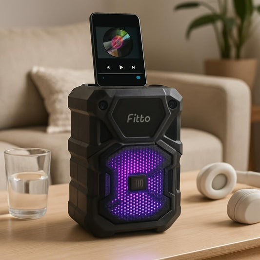 Wireless Bluetooth Speaker, Portable Black Sound System