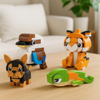 144 Pieces Mini Animals Building Blocks Toys Sets (100+ Pieces – Educational & Creative STEM Toy for Kids – Fun Animal Figures – Develops Fine Motor Skills & Imagination – Ideal for Boys & Girls)